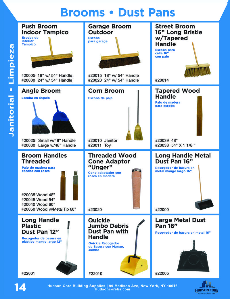 Mops, Brooms & Tools